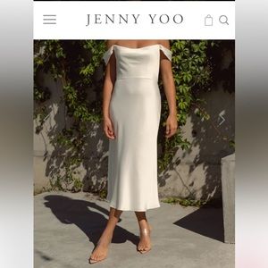 Jenny Yoo Evelyn Midi Dress - Size 0